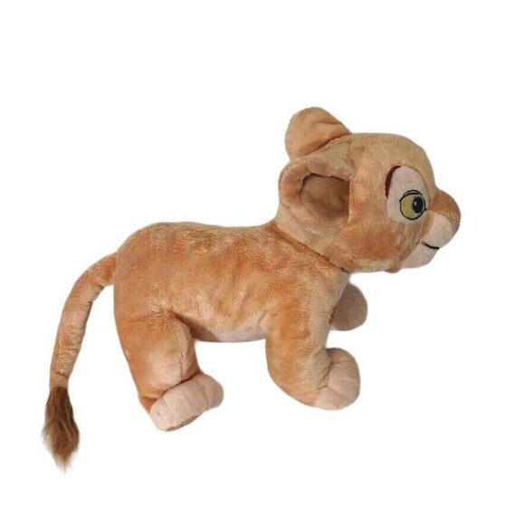 Authentic Disney Store The Lion King Simba Plush Stuffed Toy Cub Tan 12 inch - Picture 4 of 12